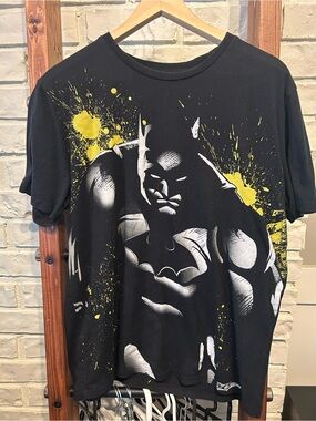 Batman Graphic Tee - Black and Yellow Men's Shirt